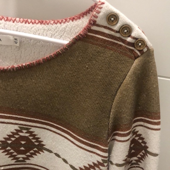 RVCA boho pattern sweater - Picture 5 of 6